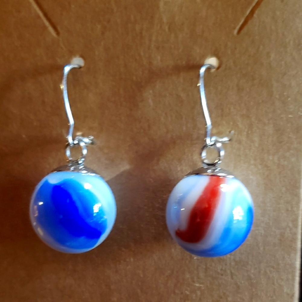 Marble earrings